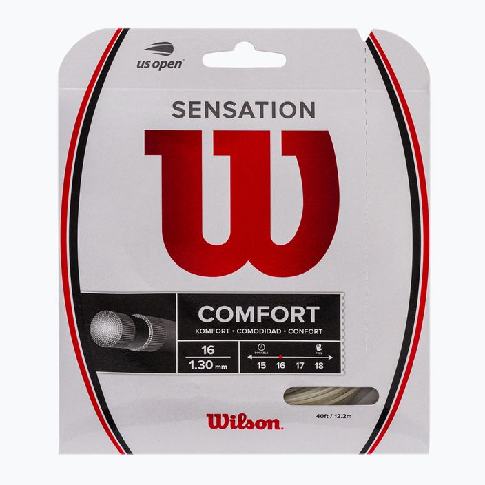 Wilson Sensation 16 тенис струна 12,2 м бяла WRZ941000+