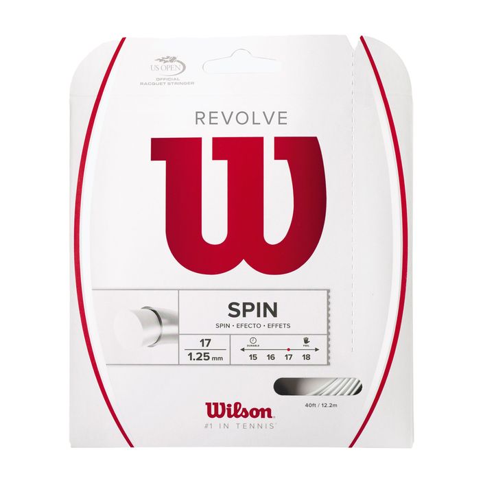 Wilson Revolve 17 12,2 м тенис корда бяла WRZ946600+ 2