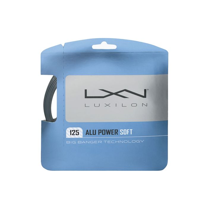 Тенис струна Luxilon Alu Power Soft 125 12,2 м сребърна WRZ990101 2