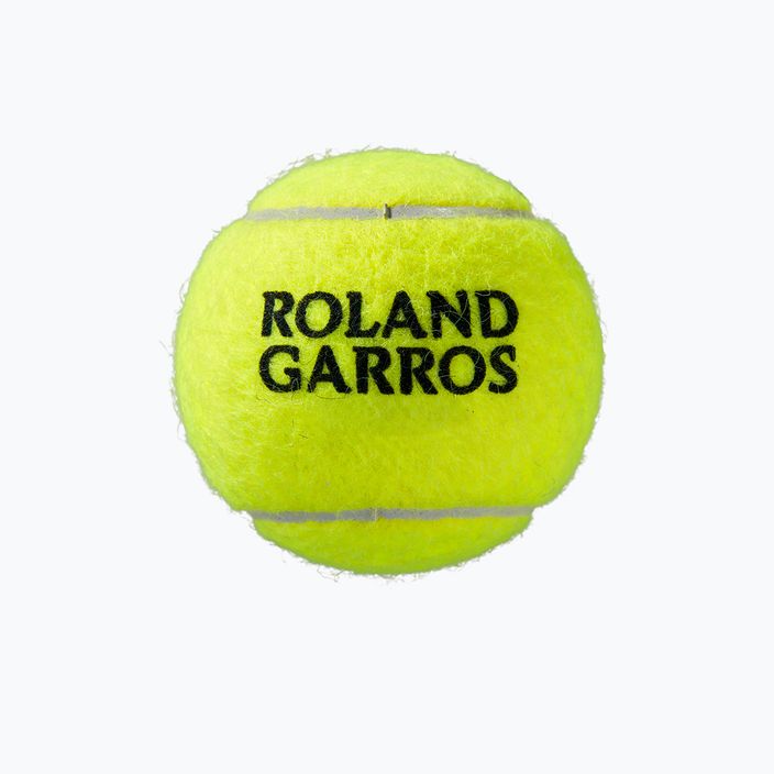 Wilson Roland Garros All Ct 4 Ball топки за тенис 2Pk 8 бр. жълти WRT116402 3