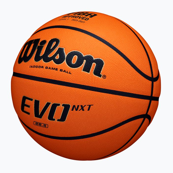Wilson баскетболна топка EVO NXT Fiba Game Ball orange размер 7 2