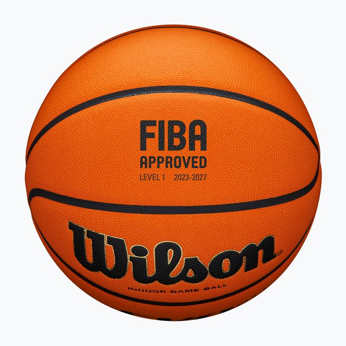 Wilson баскетболна топка EVO NXT Fiba Game Ball orange размер 7 4