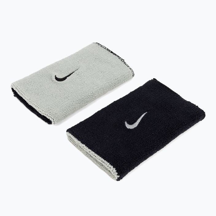 Nike Dri-Fit Двустранни ленти за китки Home And Away 2 бр. черни NNNB0-022