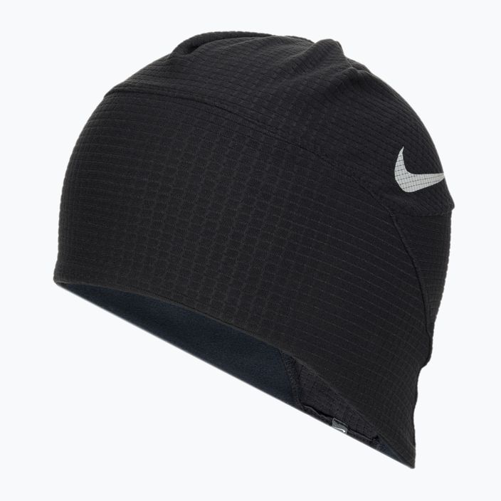 Мъжки комплект Nike Essential Running шапка + ръкавици черен/черен/сребърен 8