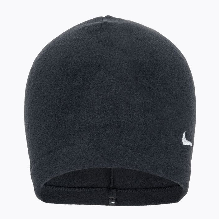Дамски комплект Nike Fleece шапка + ръкавици черен/черен/сребърен 3