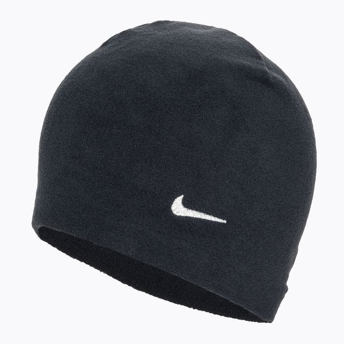 Дамски комплект Nike Fleece шапка + ръкавици черен/черен/сребърен 4