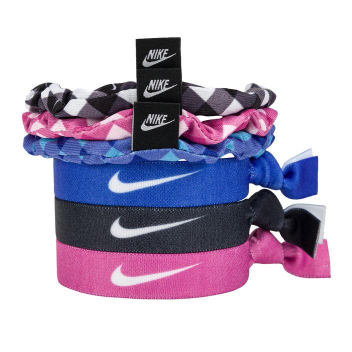 Nike Смесени ластици за коса 6 бр. с калъфче Цветни ластици за коса 6 бр. N1003666-029 2