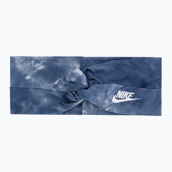 Nike Twist Knot лента за глава Tie Dye синя N1008232-421 2