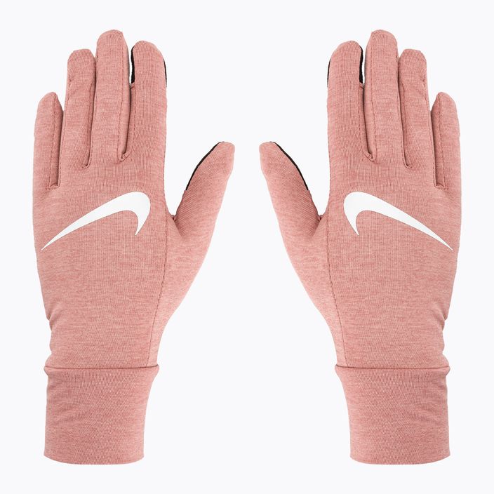 Дамски ръкавици за бягане Nike Fleece RG red stardust/red stardust/silver 3