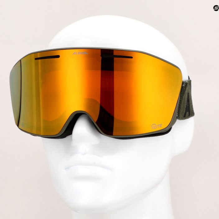 Ски очила Alpina Nendaz Q-Lite S2 маслено матово/златно 5
