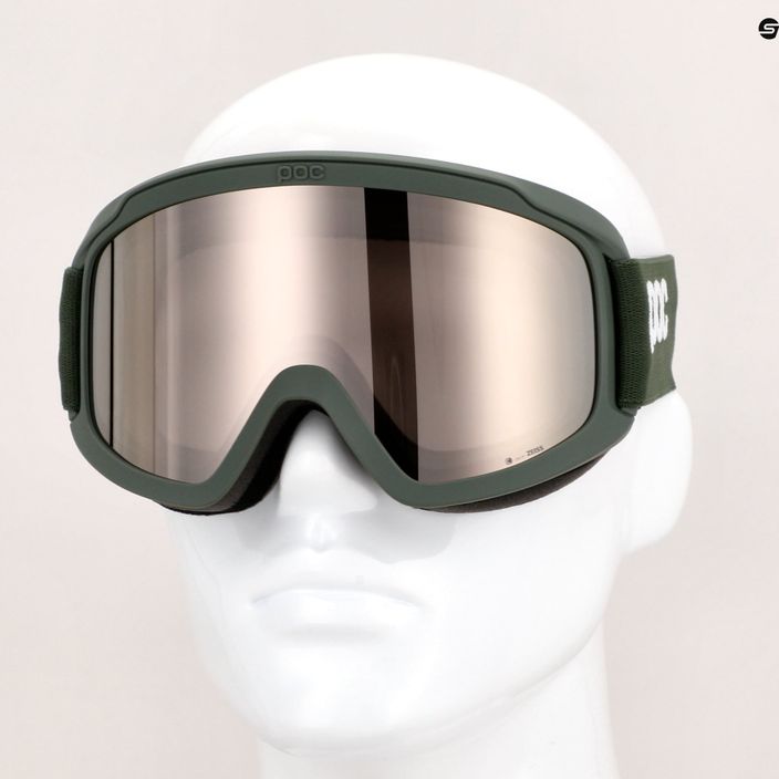 Очила за ски POC Opsin epidote green/partly sunny ivory 10