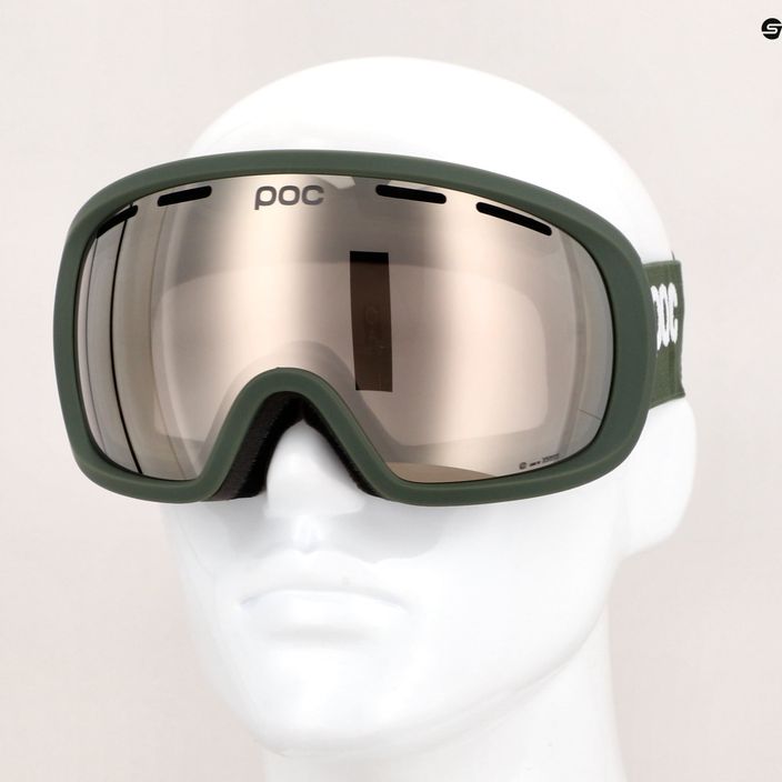 Очила за ски POC Fovea epidote green/partly sunny ivory 10