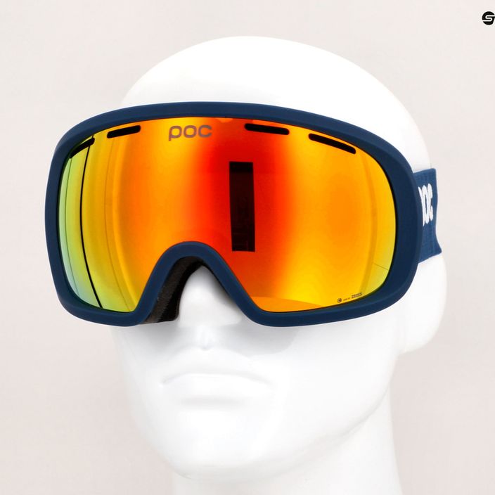 Очила за ски POC Fovea lead blue/partly sunny orange 10