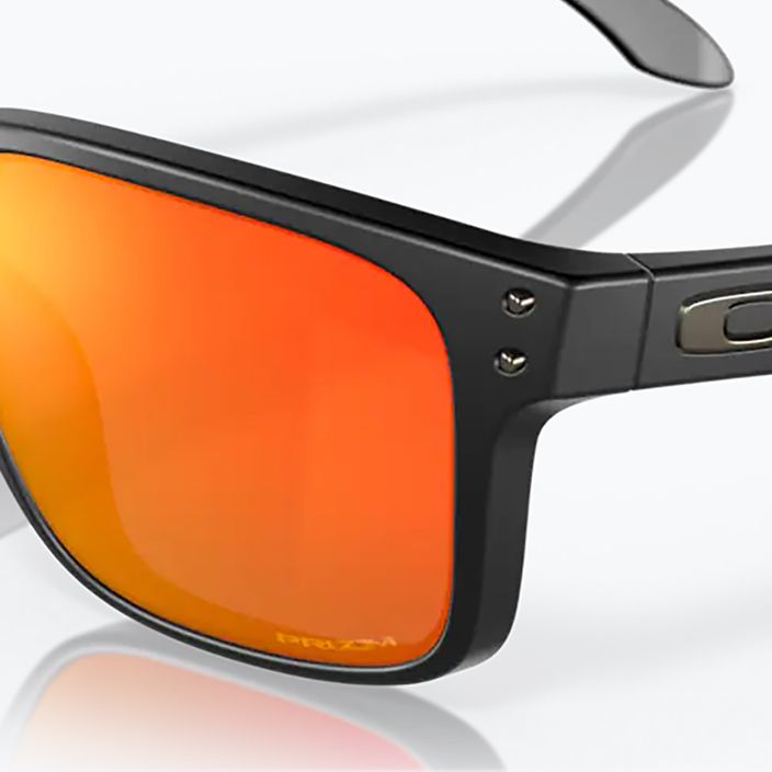 Слънчеви очила Oakley Holbrook matte black/prizm ruby 0OO9102-E255 11
