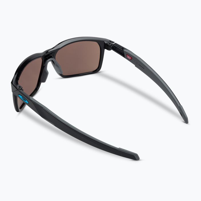 Oakley Portal X слънчеви очила полирано черно/призма дълбока вода поляризирани 2