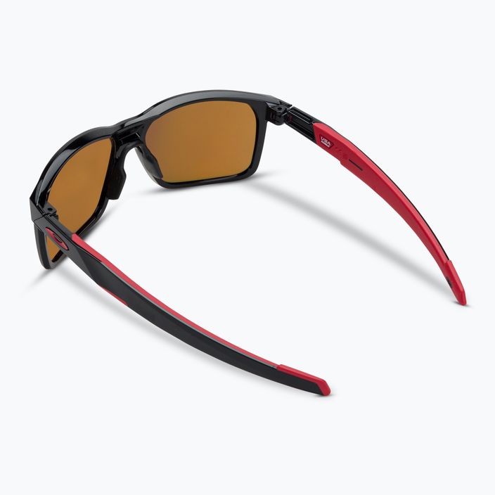 Oakley Portal X полирани черни/призма рубин поляризирани слънчеви очила 2