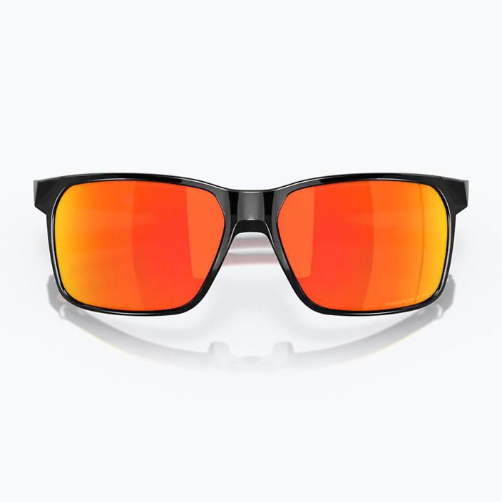 Oakley Portal X полирани черни/призма рубин поляризирани слънчеви очила 10