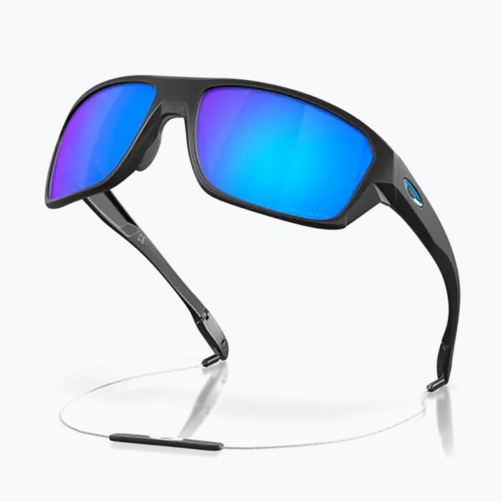 Oakley Split Shot матово черно/призма сапфир поляризирани слънчеви очила 11