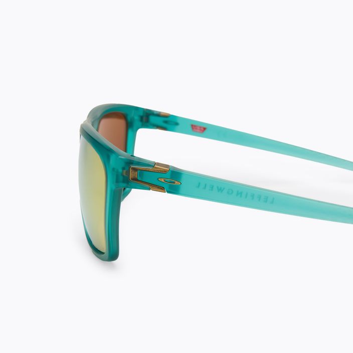 Мъжки слънчеви очила Oakley Leffingwell в синьо и жълто 0OO9100 4