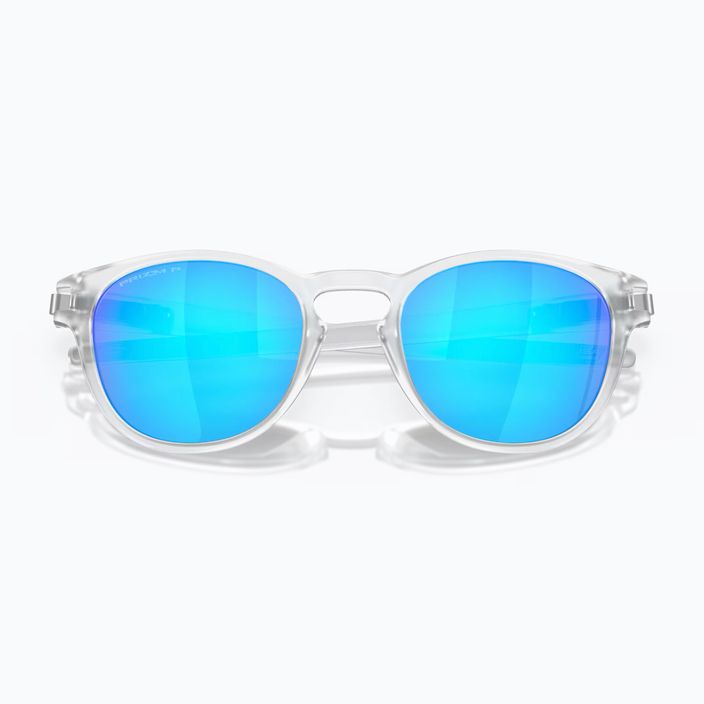 Слънчеви очила Oakley Latch matte clear/prizm sapphire polarized 5