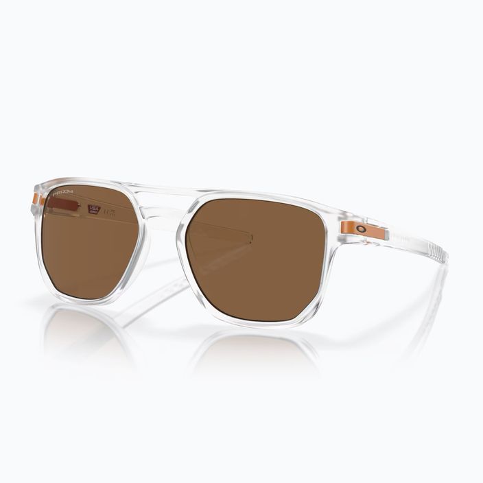 Слънчеви очила Oakley Latch Beta matte clear/prizm bronze