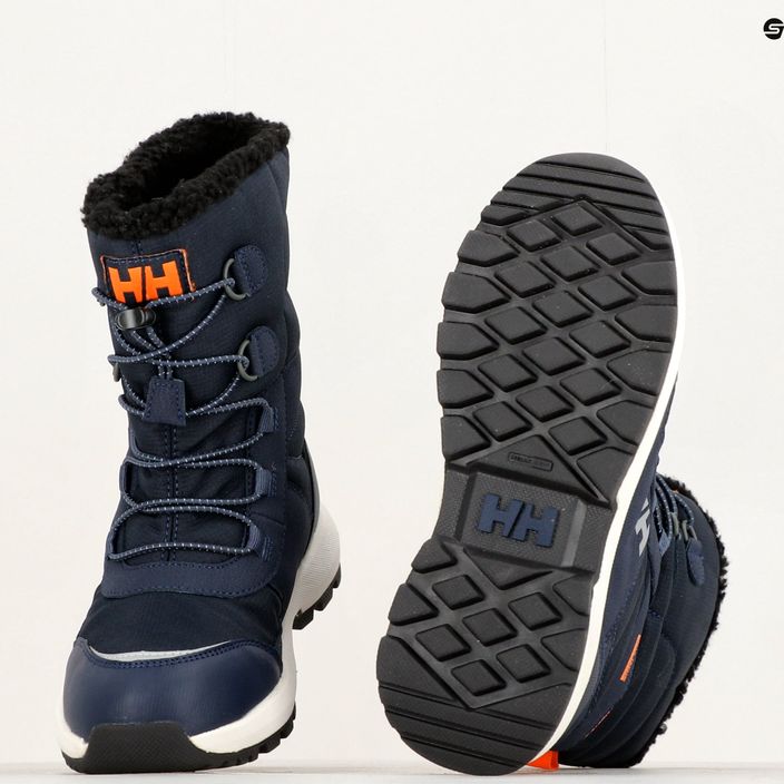 Helly Hansen JK Silverton Boot HT детски ботуши за сняг в тъмносиньо/бяло 15