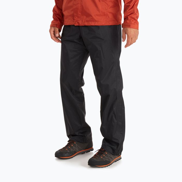Marmot PreCip Eco Full Zip дъждовен панталон за мъже черен 41530