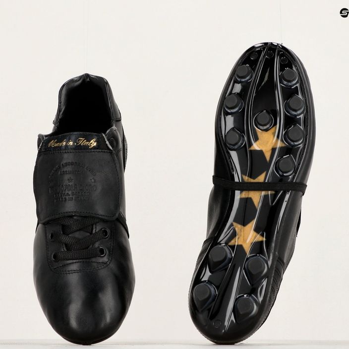 Pantofola d'Oro мъжки футболни обувки Lazzarini Tongue nero 12