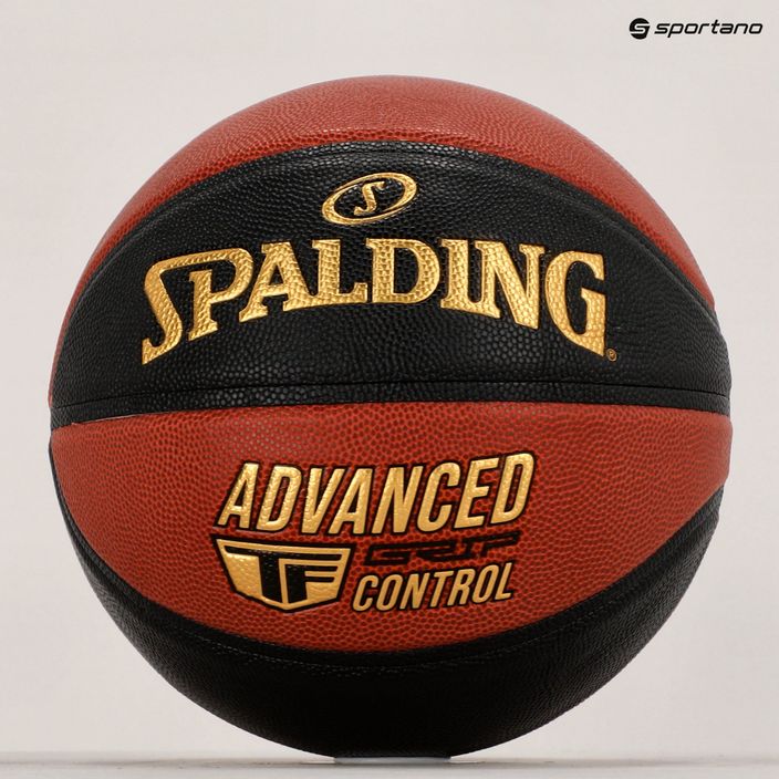 Spalding Advanced Grip Control баскетболна топка черен и оранжев 76872Z 5