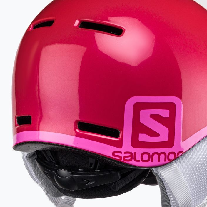 Детска ски каска Salomon Grom Visor S2 розова L39916200 7