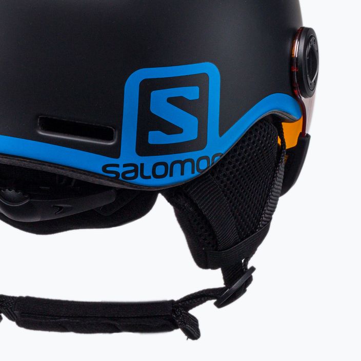 Детска ски каска Salomon Grom Visor S2 черна L39916300 7