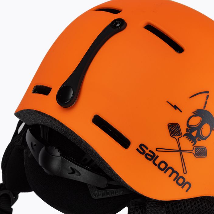 Детска ски каска Salomon Grom orange L40836500 6