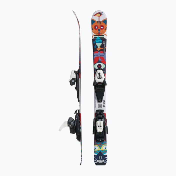Детски ски за спускане Salomon T1 XS + C5 цвят L40891100 2