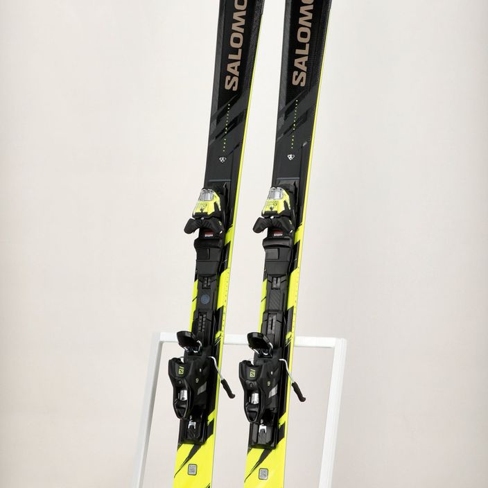 Ски за спускане Salomon S/Max 8 XT + M11 GW black/driftwood/safety yellow 12