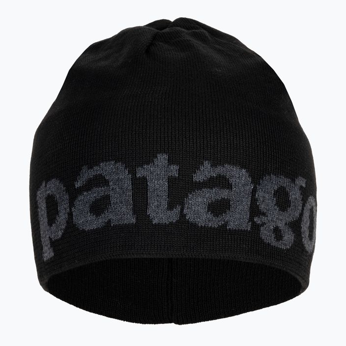 Patagonia трекинг шапка Beanie лого belwe / black 2