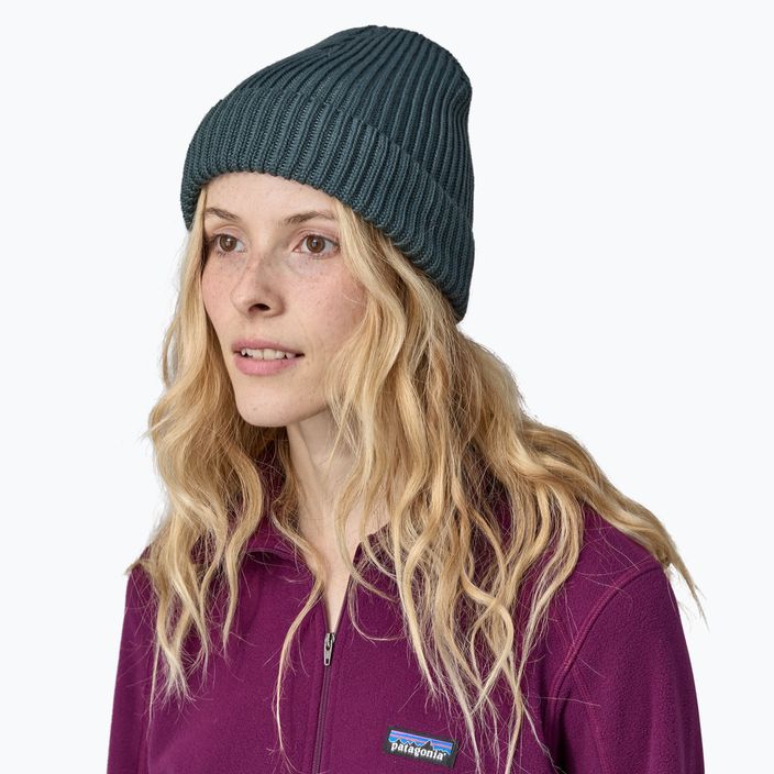 Patagonia Fishermans Rolled Beanie зимна шапка nouveau green 2
