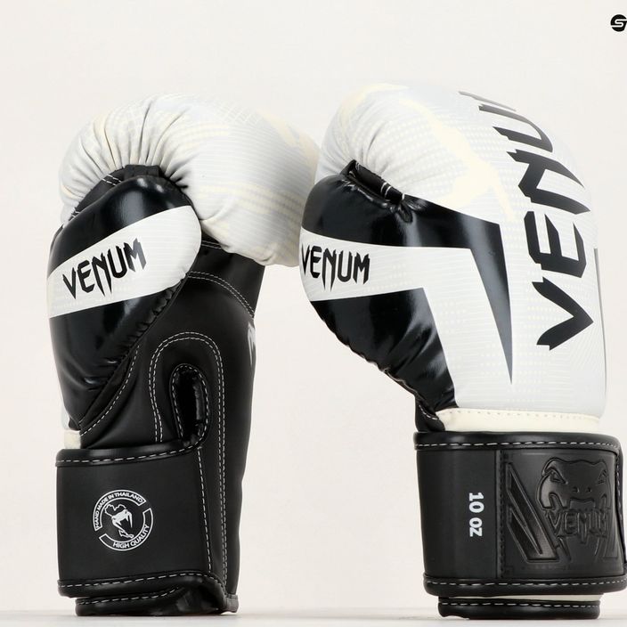 Боксови ръкавици Venum Elite white/camo 11