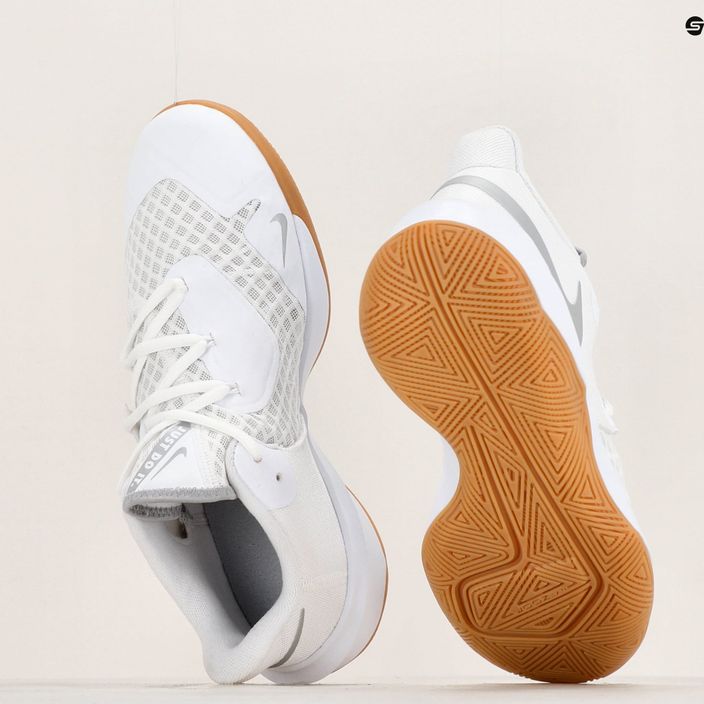 Nike Zoom Hyperspeed Court волейболни обувки SE бяло/металическо сребро гума 8