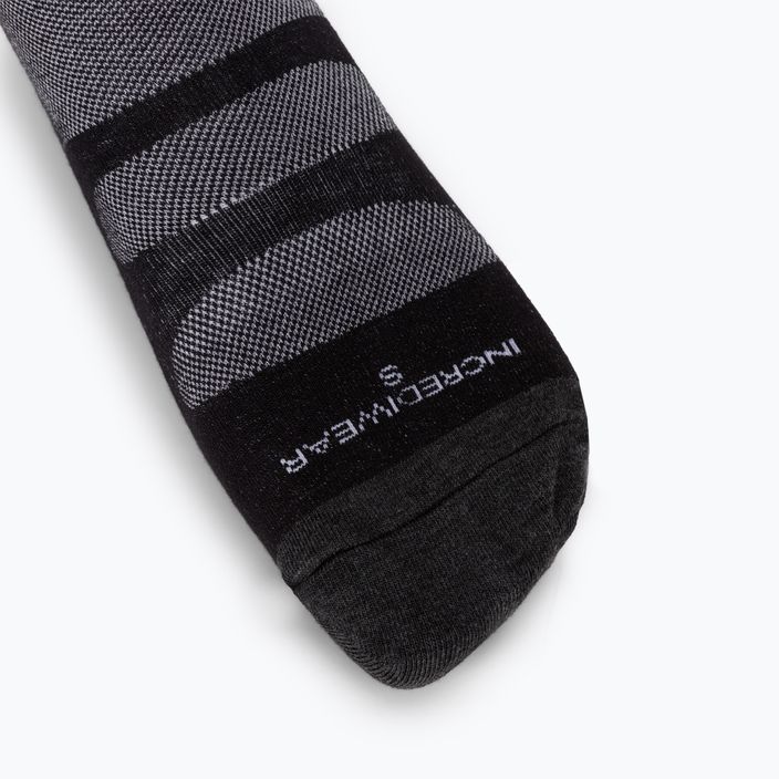 Incrediwear Спортни тънки чорапи за компресия черни AP202 4