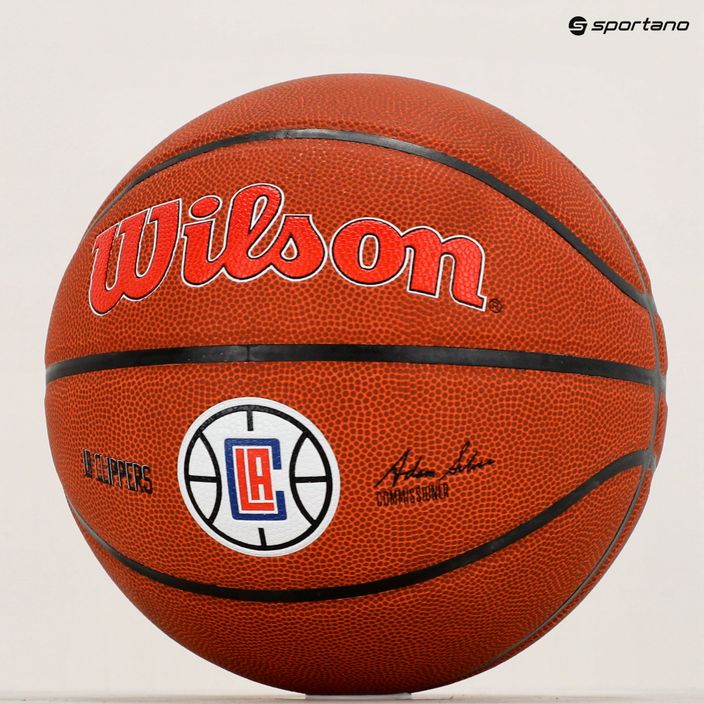 Wilson NBA Team Alliance Los Angeles Clippers баскетбол кафяв WTB3100XBLAC 6