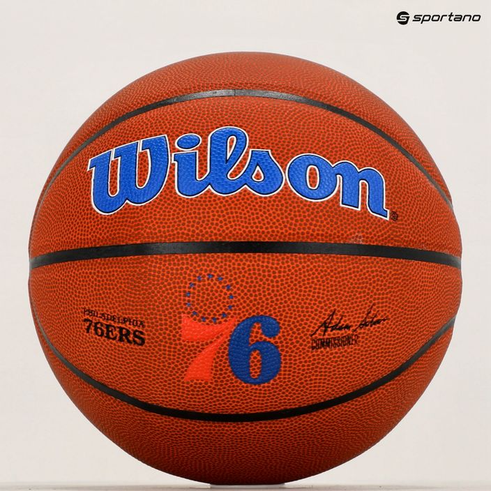 Wilson NBA Team Alliance Philadelphia 76ers баскетбол кафяв WTB3100XBPHI 6