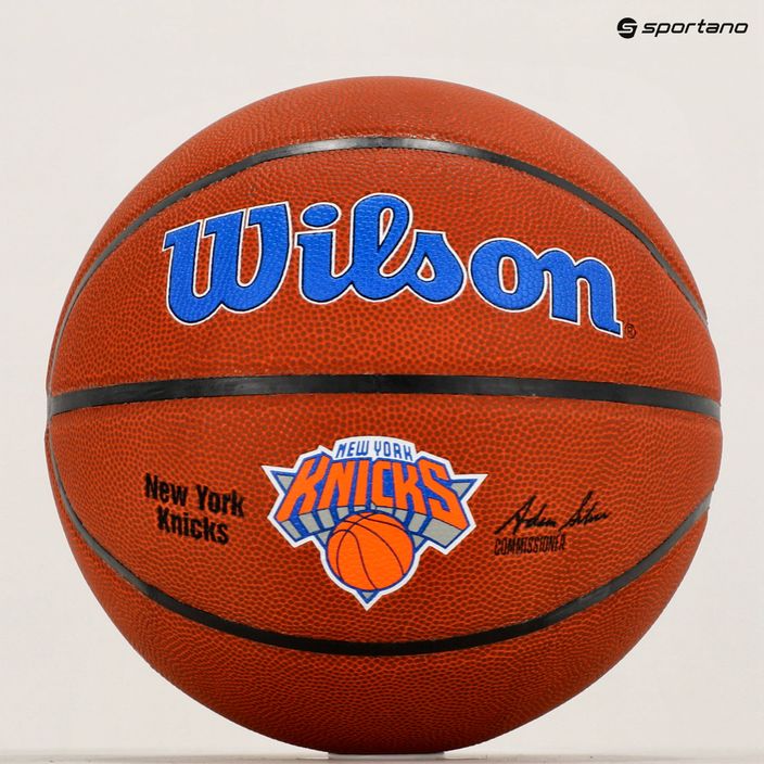 Wilson NBA Team Alliance New York Knicks баскетбол кафяв WTB3100XBNYK 6