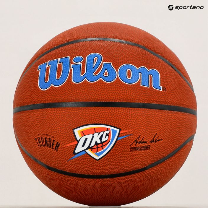 Wilson NBA Team Alliance Oklahoma City Thunder баскетбол кафяв WTB3100XBOKC 6