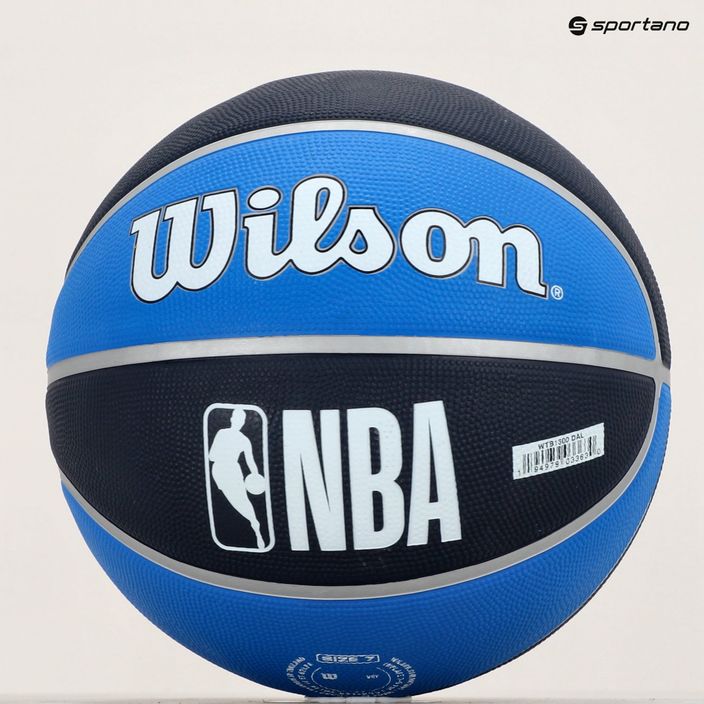 Wilson NBA Team Tribute Dallas Mavericks баскетболна топка синя WTB1300XBDAL 7
