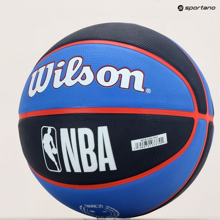 Wilson NBA Team Tribute Philadelphia 76ers баскетболен син WTB1300XBPHI 7