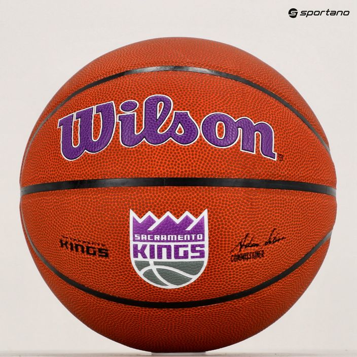 Wilson NBA Team Alliance Sacramento Kings баскетбол кафяв WTB3100XBSAC 6