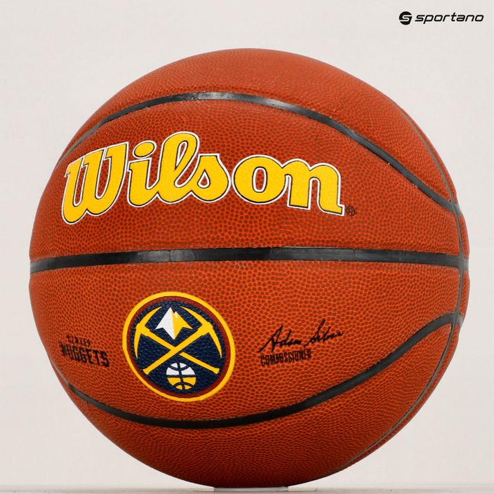 Wilson NBA Team Alliance Denver Nuggets баскетбол кафяв WTB3100XBDEN 6