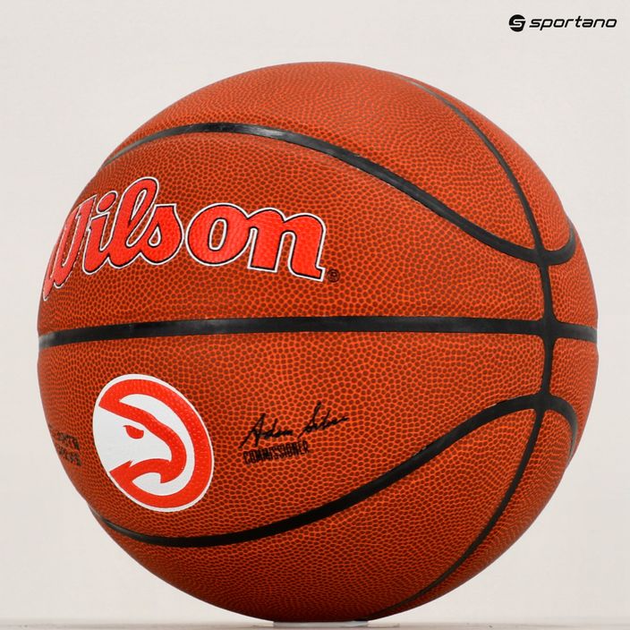 Wilson NBA Team Alliance Atlanta Hawks баскетбол кафяв WTB3100XBATL 6