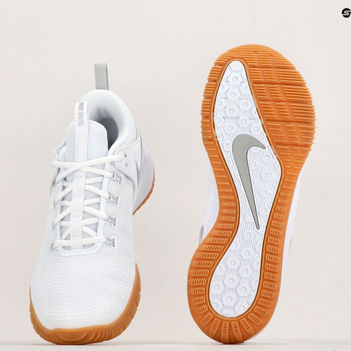 Nike Air Zoom Hyperace 2 LE бели/металическо сребро бели обувки за волейбол 8