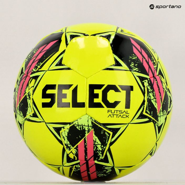 SELECT Futsal Attack Футбол V22 жълт 320008 4